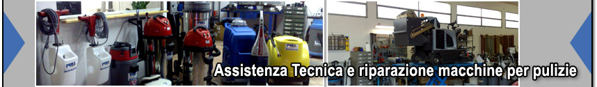 Puli-Tech - Assistenza tecnica e riparazione macchine e accessori per pulizia industriale e civile. Ricambi e usato. Provincia di Bologna