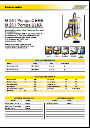 Cliccate per scaricare il catalogo PDF del modello M 26